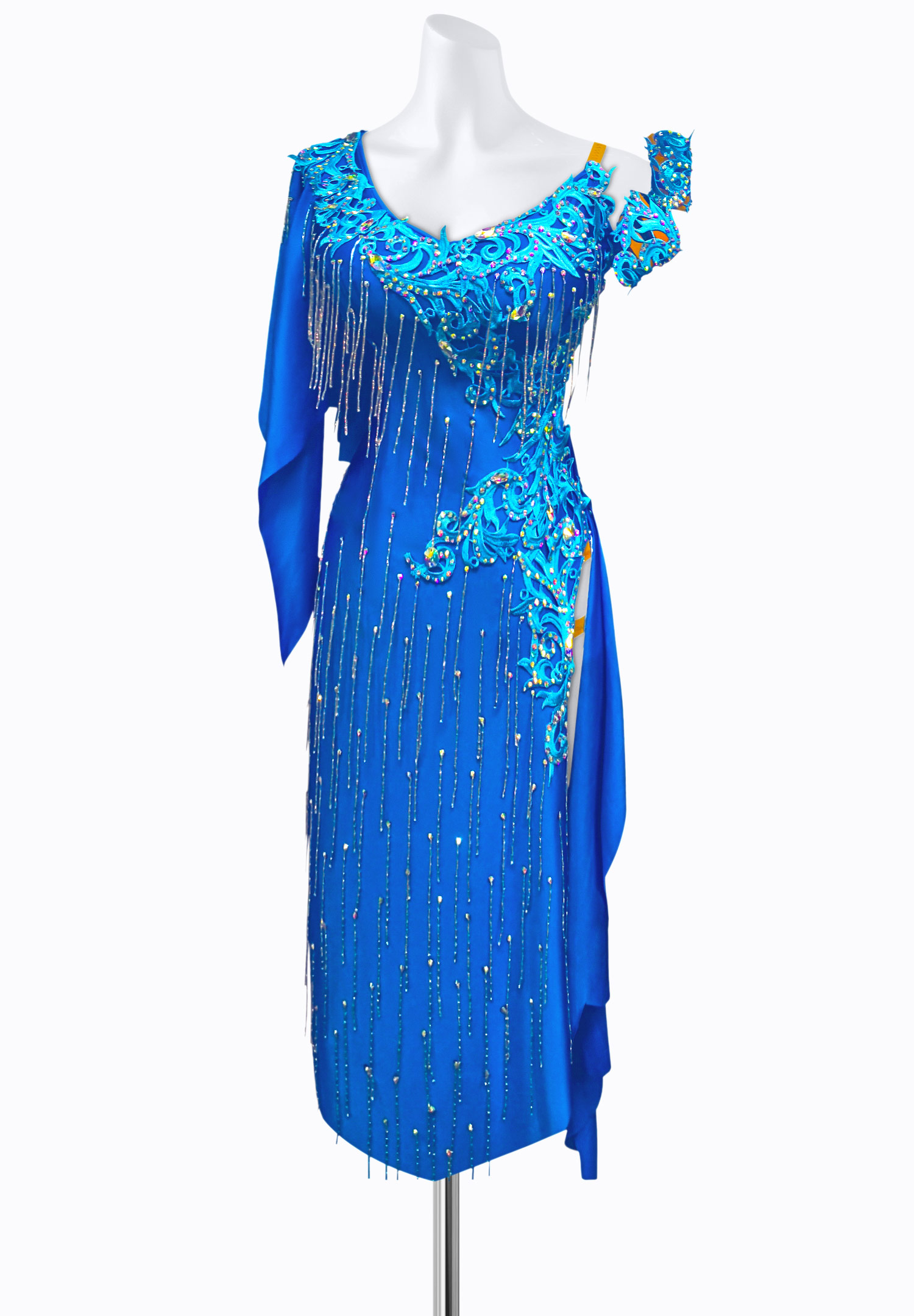 Pacific Applique Latin Dress AM-L3145