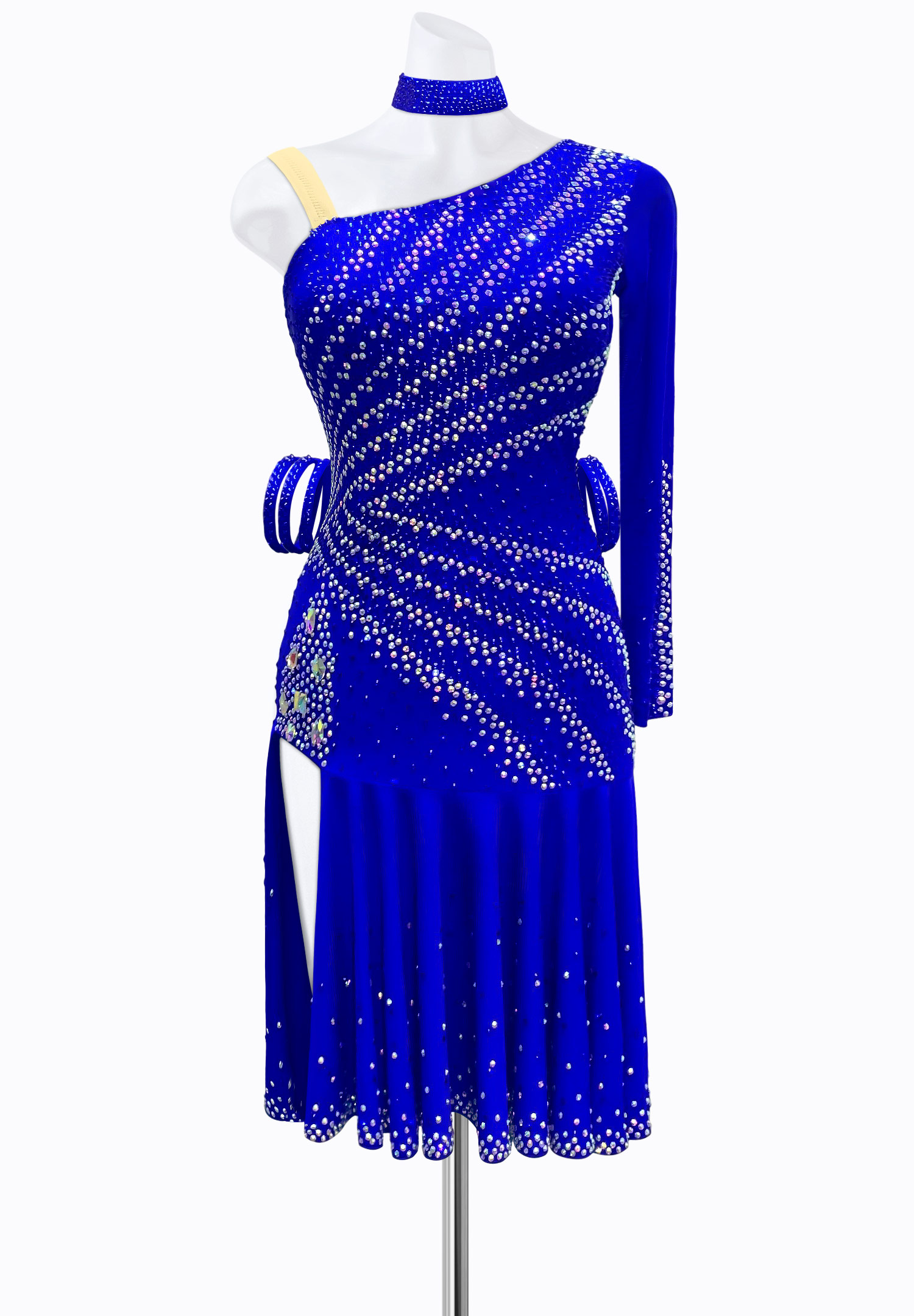 Pacific Asymmetric Latin Dress JT-L2126