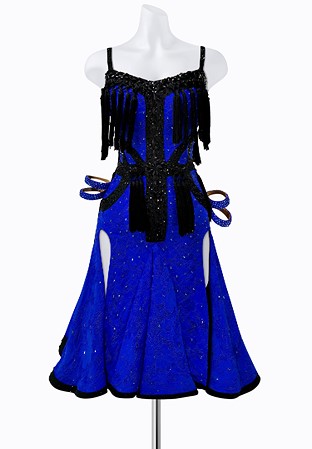Pacific Fringe Latin Gown AM-L3007