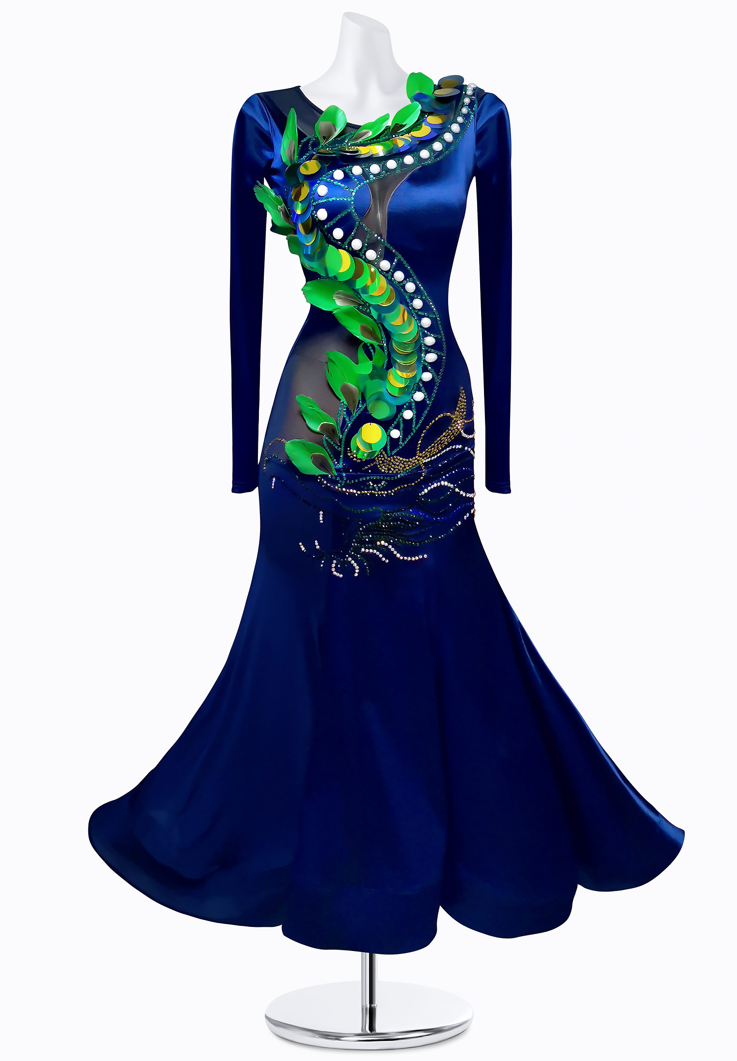 Pacific Peacock Ballroom Gown AM-B3107