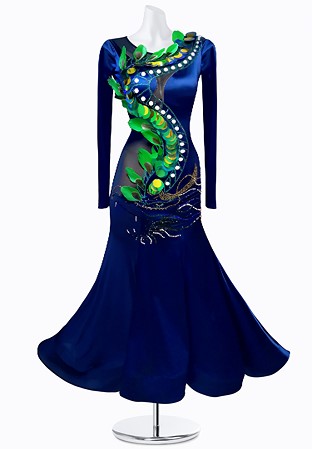 Pacific Peacock Ballroom Gown AMB3107