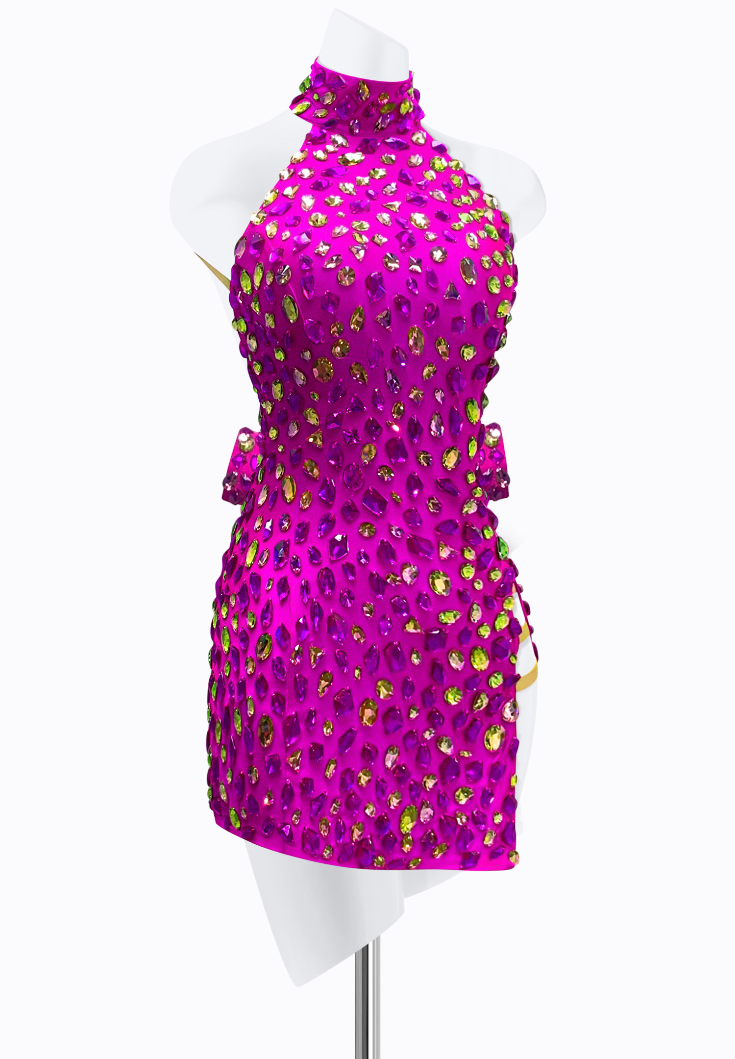 Paradise Halter Latin Dress JT-L2167