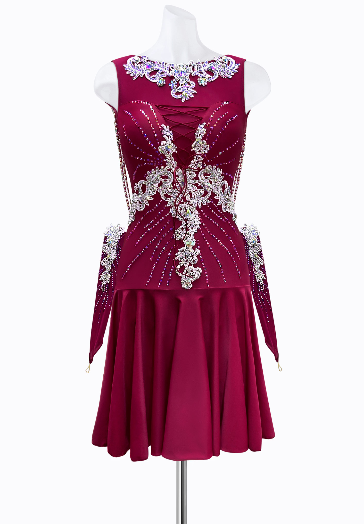 Passion Applique Latin Dress JT-L2116