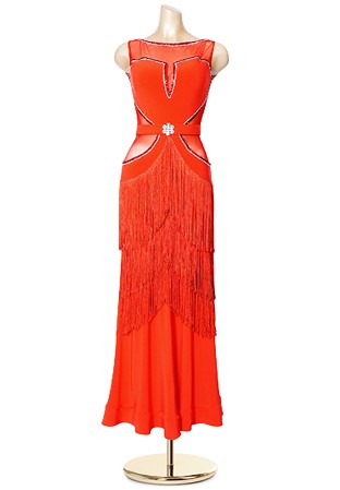 Passionate Multi-Layer Fringe Dance Gown PCED190512