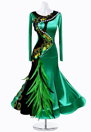 Peacock Sequin Ballroom Dress AM-B3108