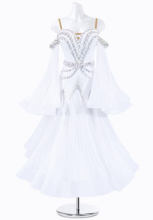 Pearl Pleats Ballroom Gown PR-B220052