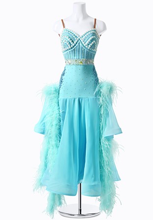 Pearl Sky Ballroom Gown MFB0220