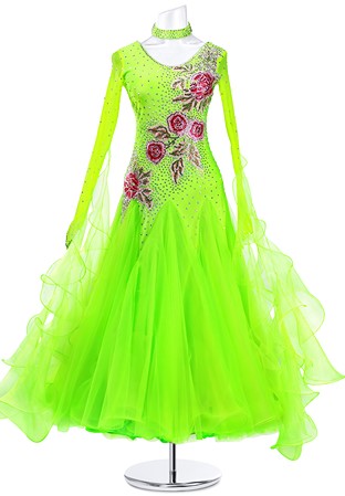 Perfumed Twirls Ballroom Swing Dress MQ-B147