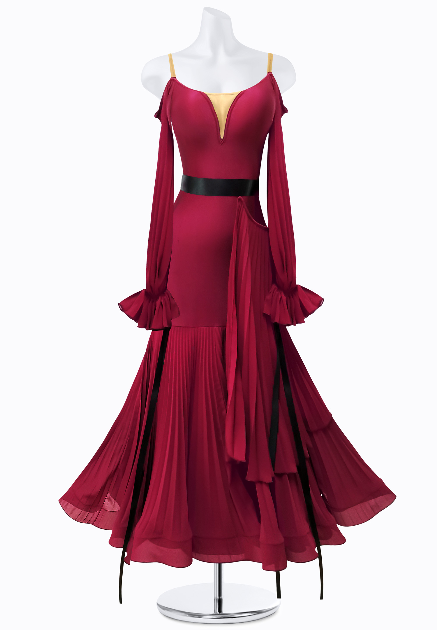 Pleated Dreams Ballroom Dress AM-B3271