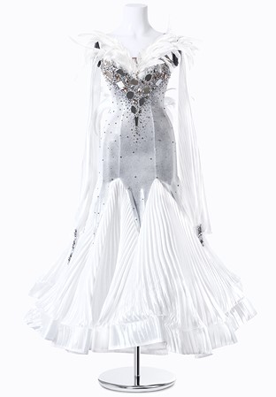 Pleated Godet Modern Dance Dress MFB0015