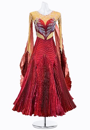 Pleated Romance Ballroom Gown PR-B220043