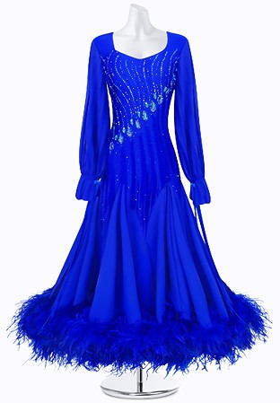 Pleated Tassel Ballroom Gown AMB3331