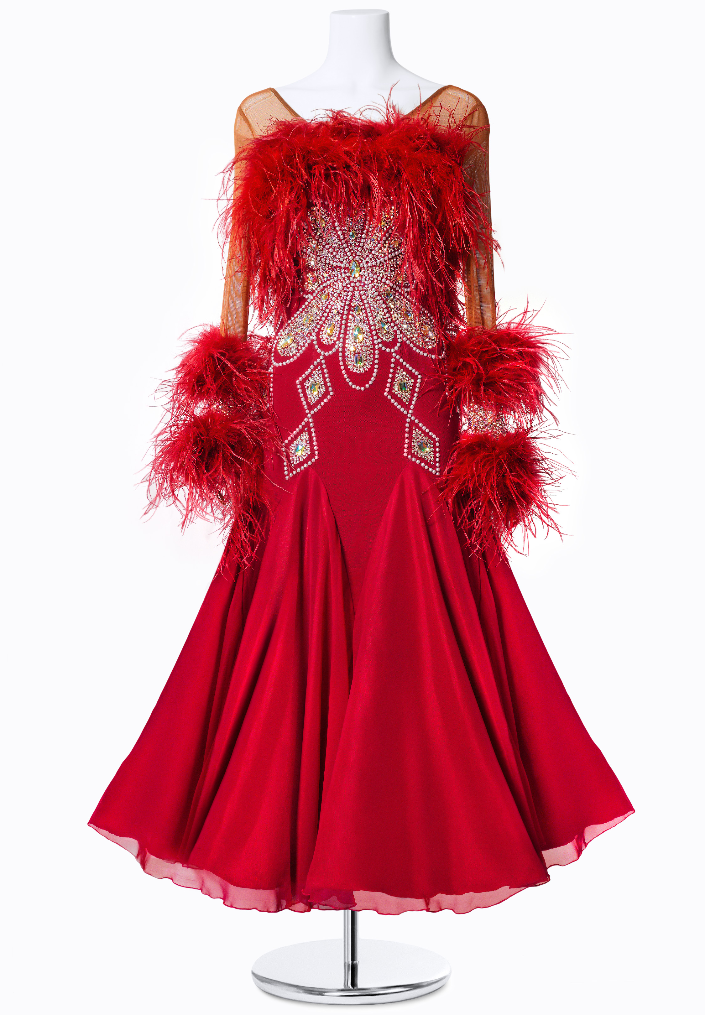 Plume Embrace Standard Dance Dress MF-B0010