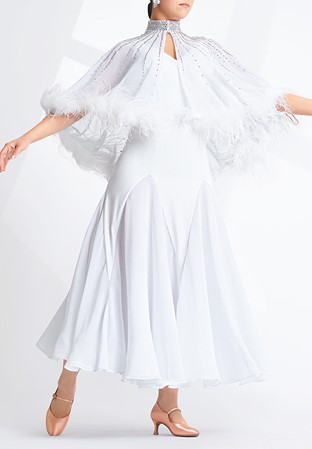 Purity Crystallized Cape Ballroom Costume PCWB211881