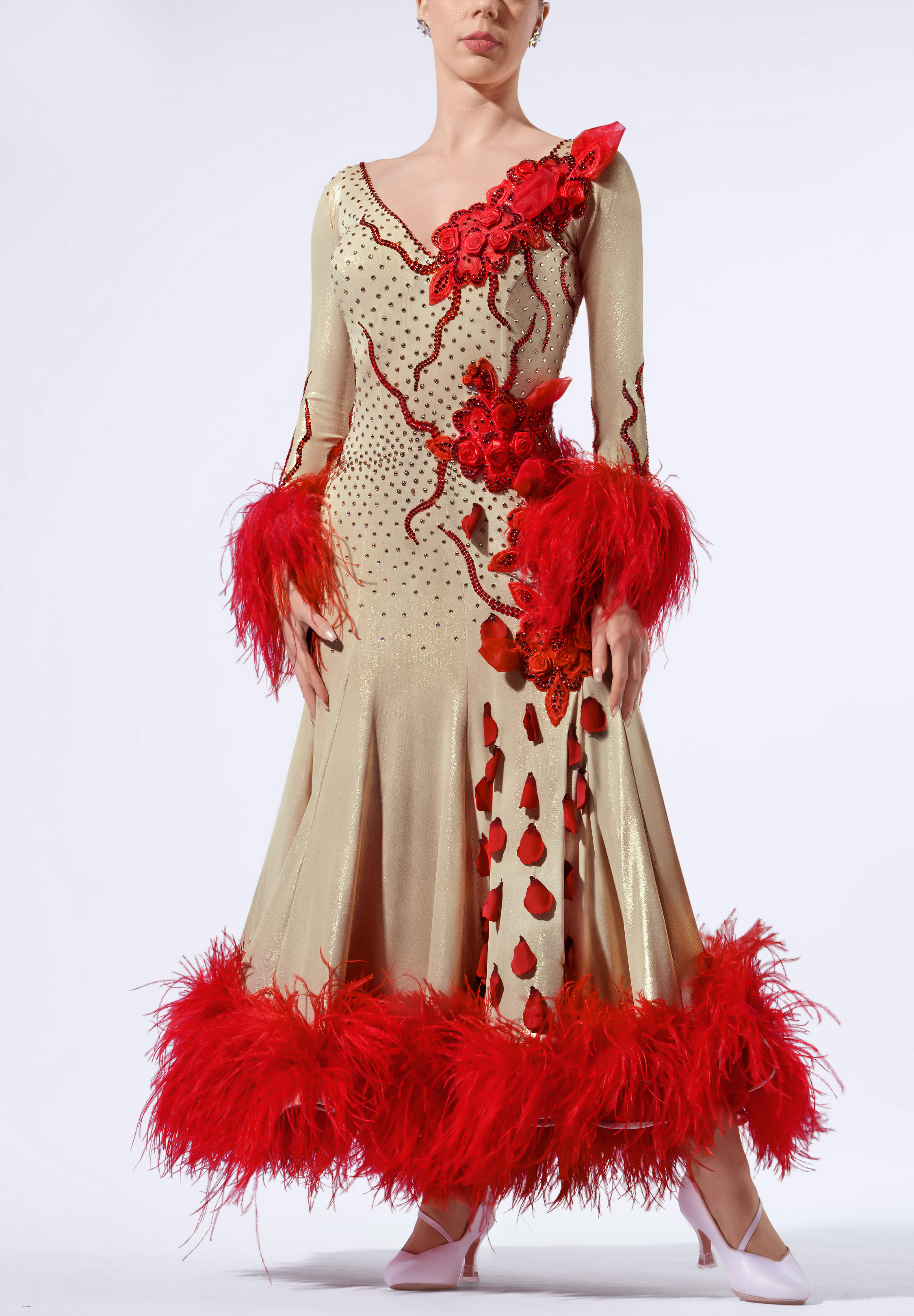 Shimmer Dust Ballroom Gown RS-B250010