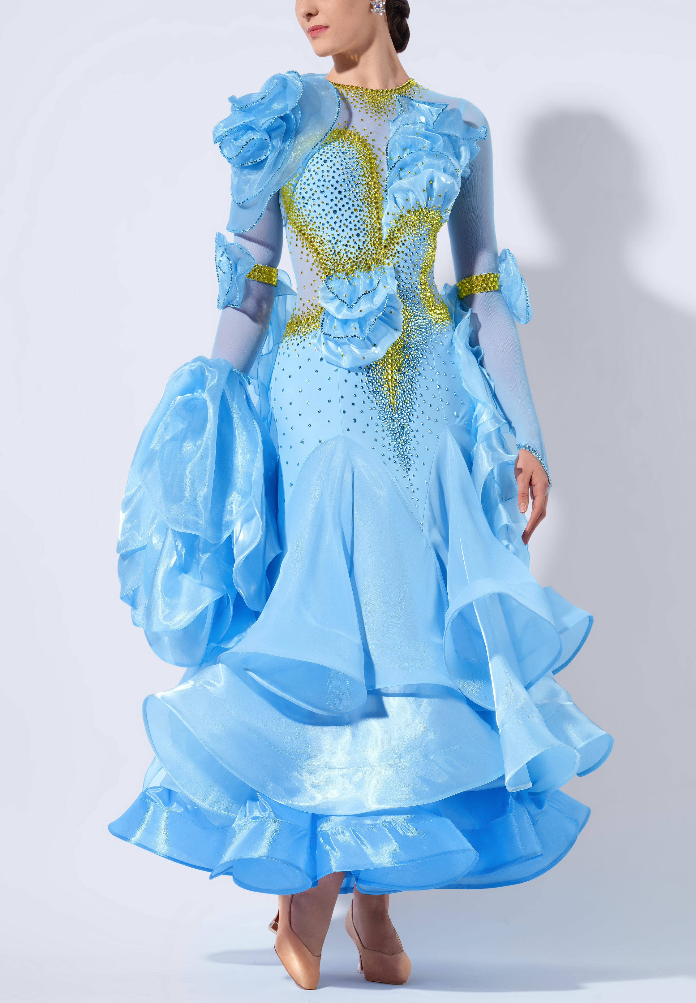 Glacial Grace Ballroom Gown RS-B250011