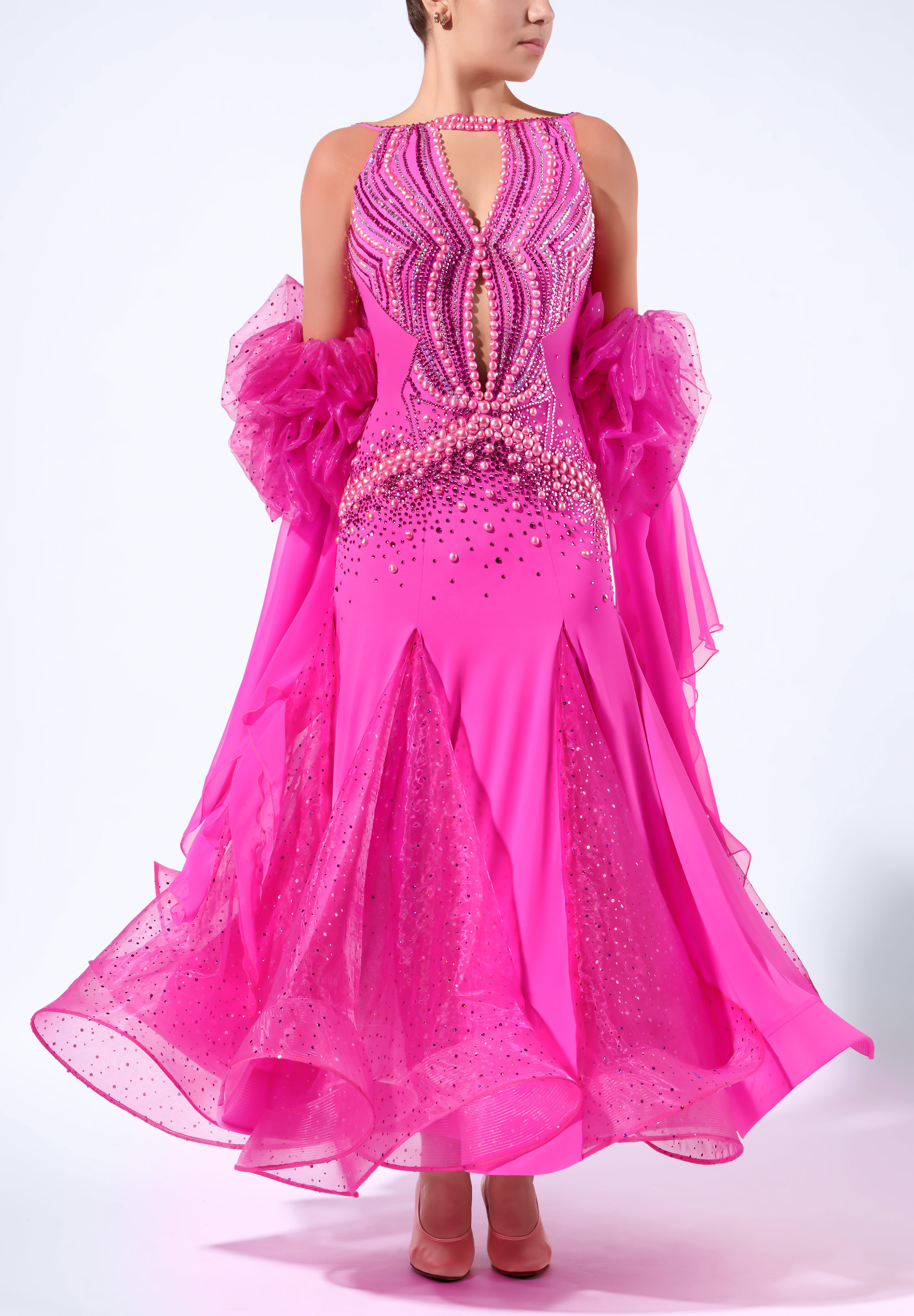 Fantasy Pearl Ballroom Gown RS-B250028