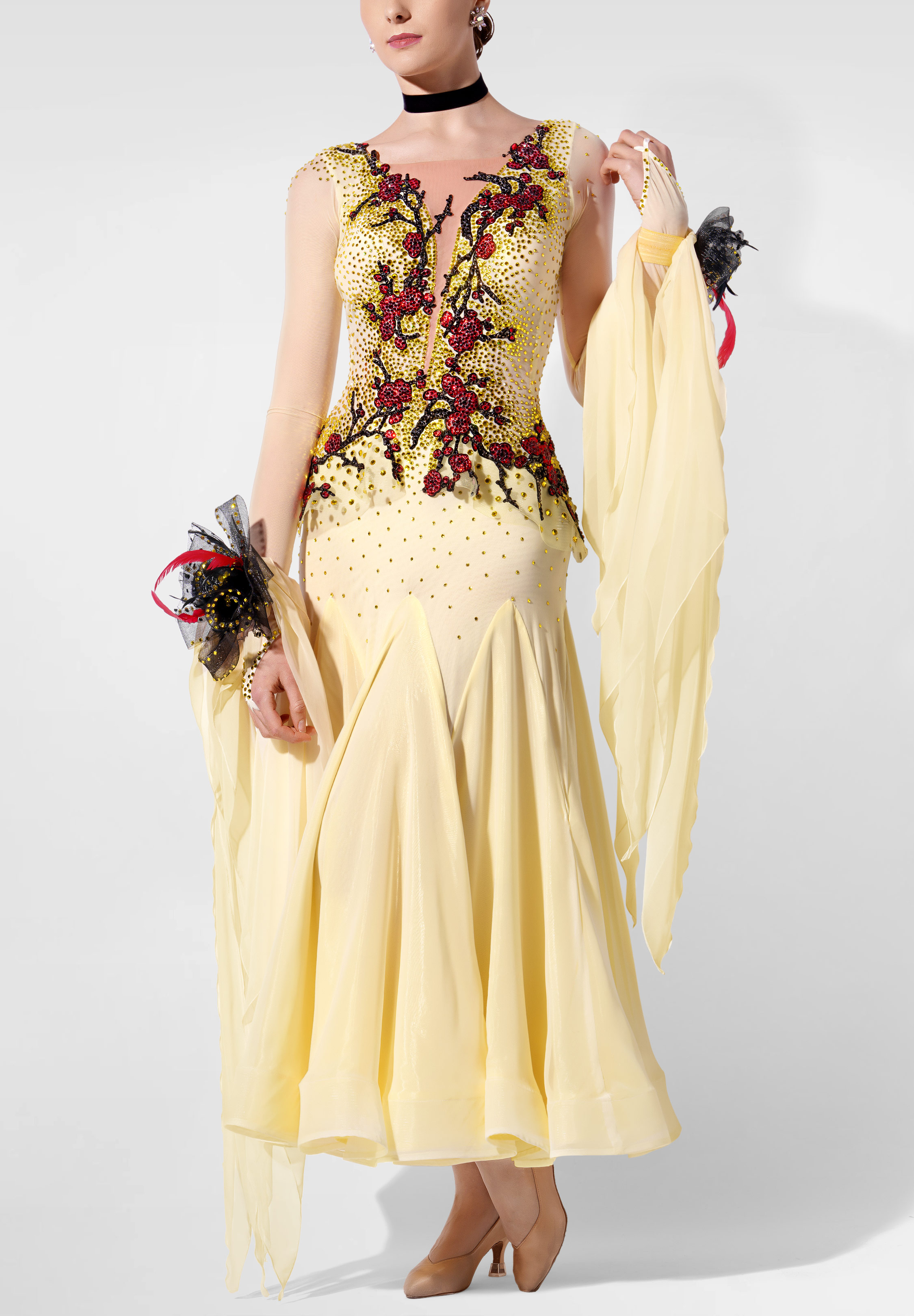 Sunlit Rose Ballroom Gown RS-B250046