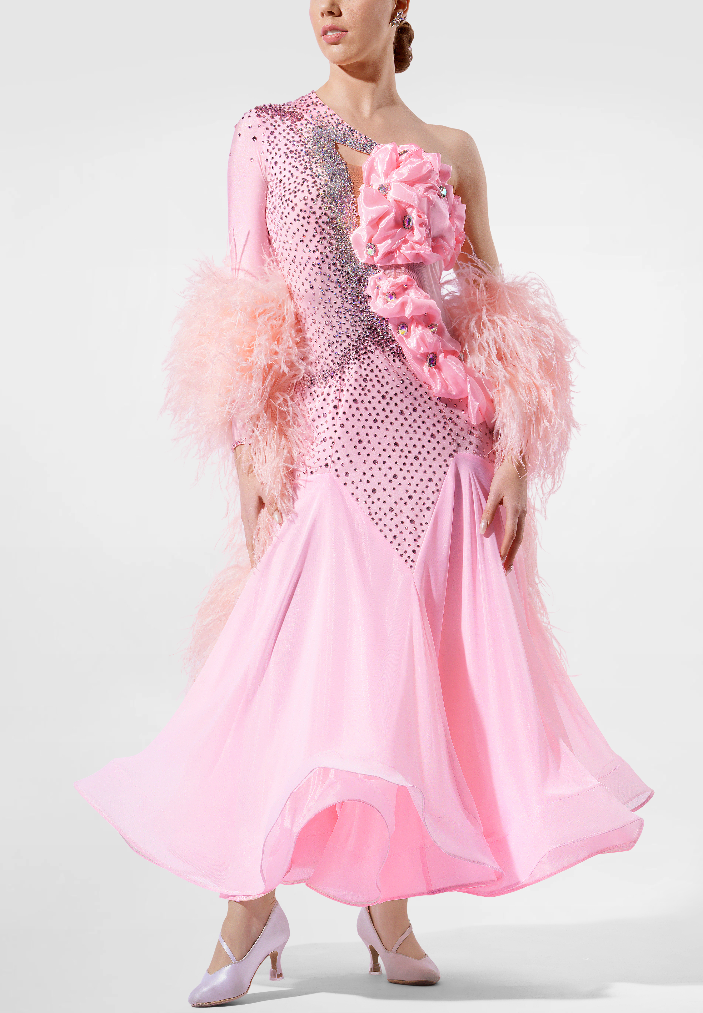 Blush Breeze Ballroom Gown RS-B250056