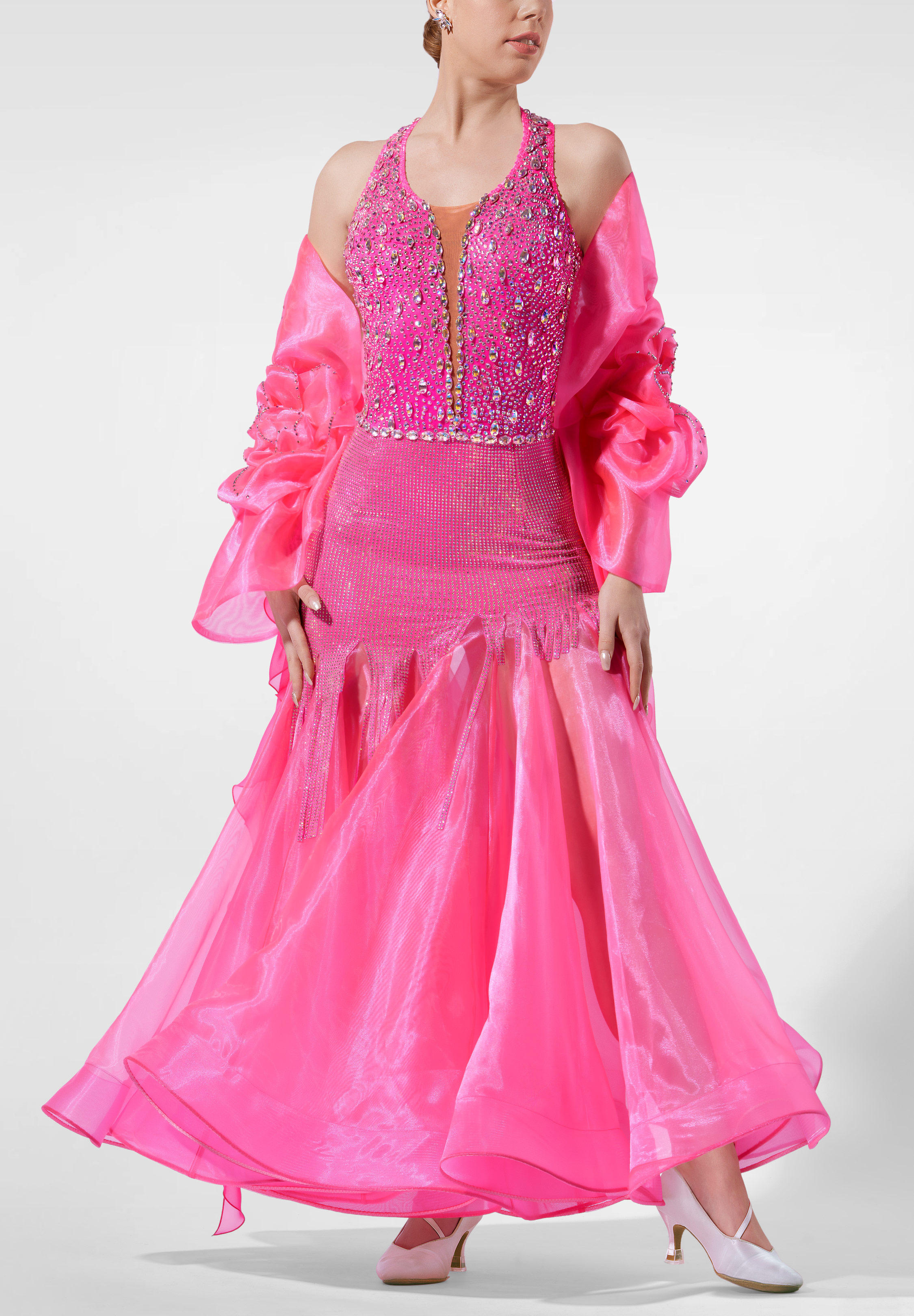 Electric Peony Ballroom Gown RS-B250068