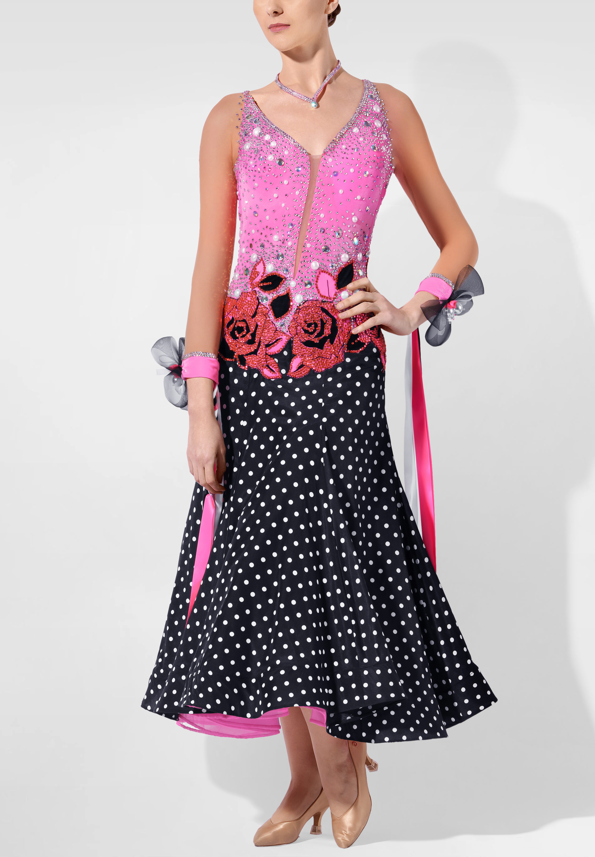 Polka Petal Ballroom Gown RS-B250072