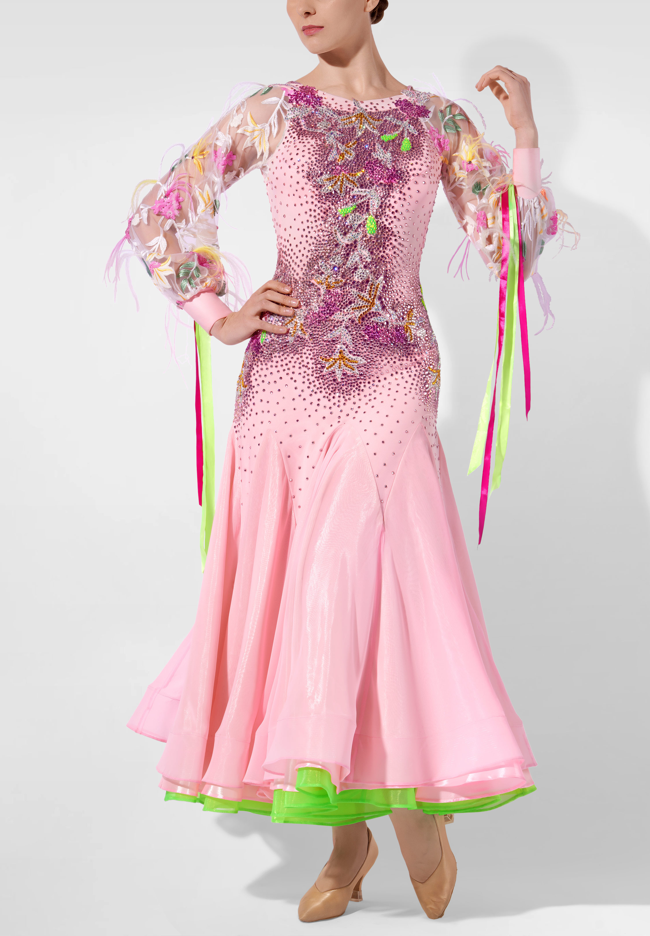 Blushing Fairy Ballroom Gown RS-B250074