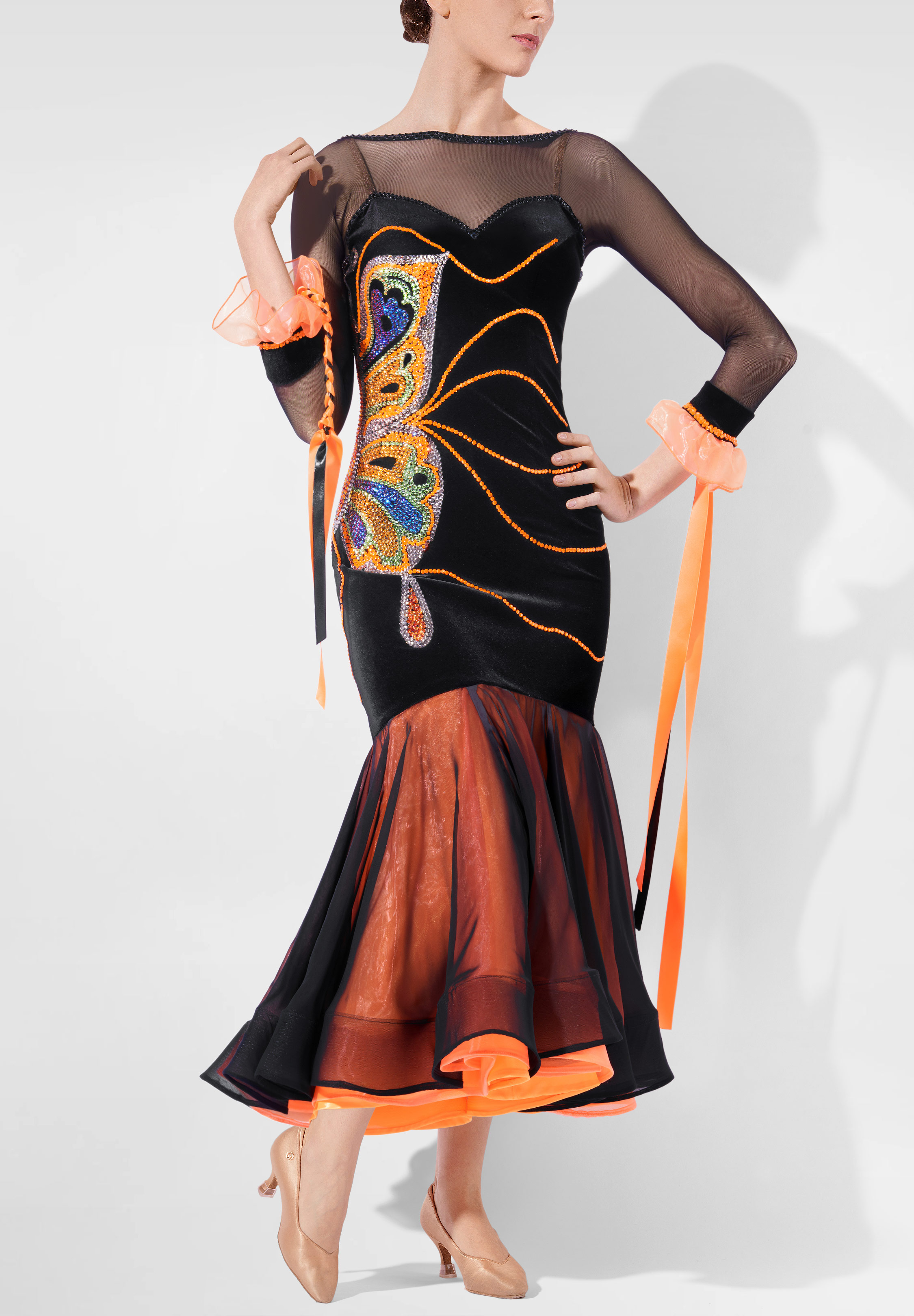 Molten Midnight Ballroom Gown RS-B250077