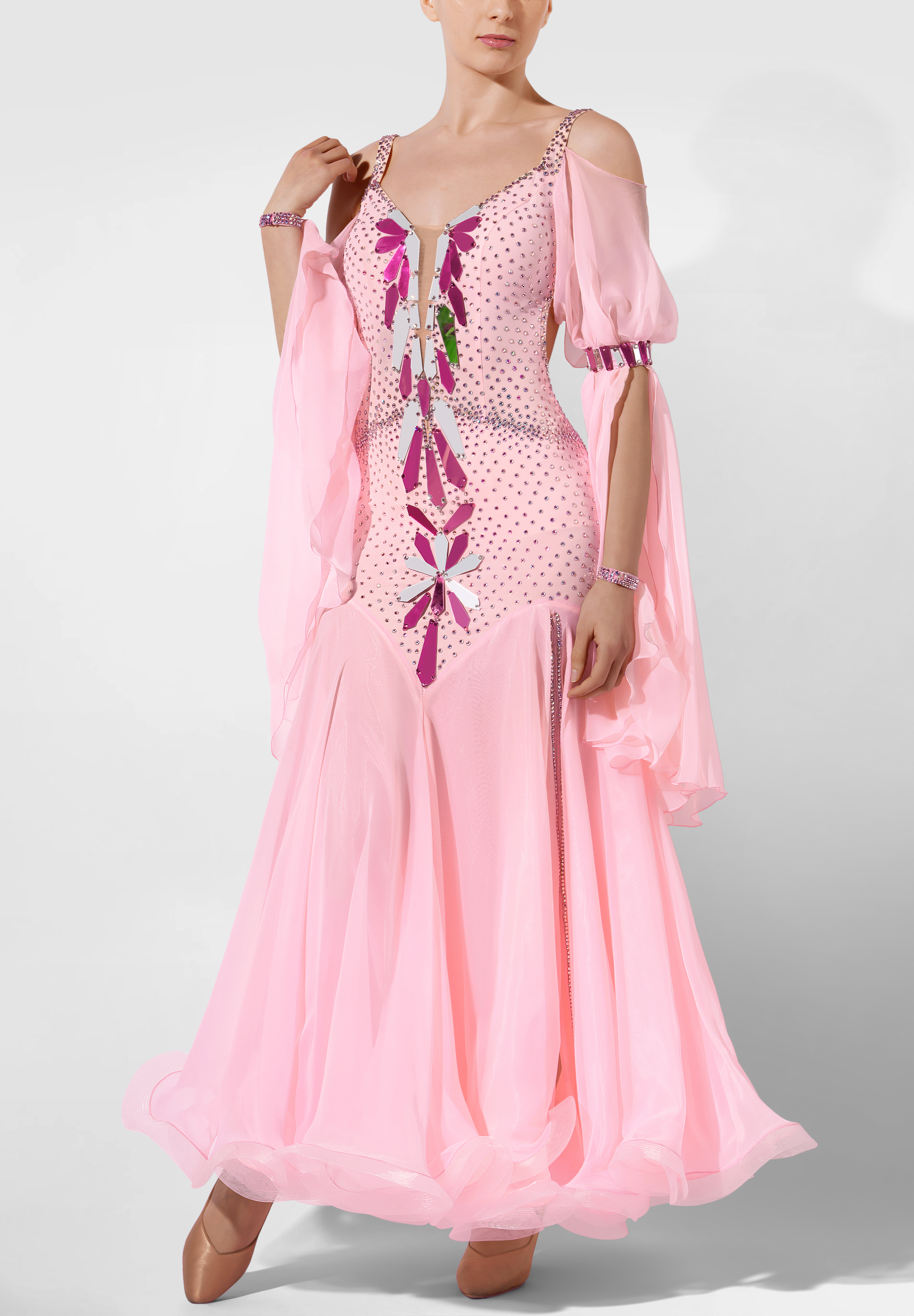 Reflecting Blush Ballroom Gown RS-B250059