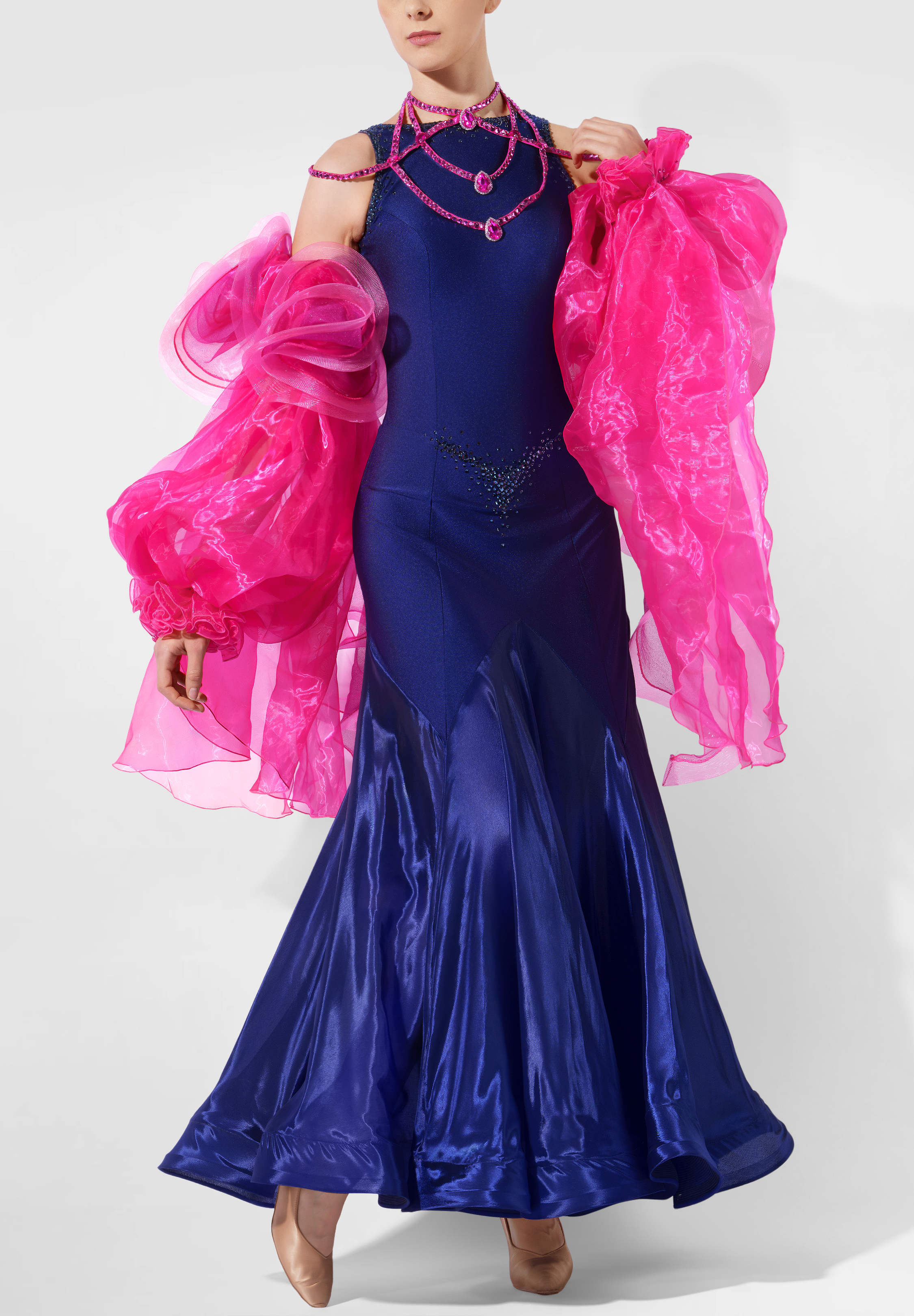 Moonlit Frill Ballroom Gown RS-B250060