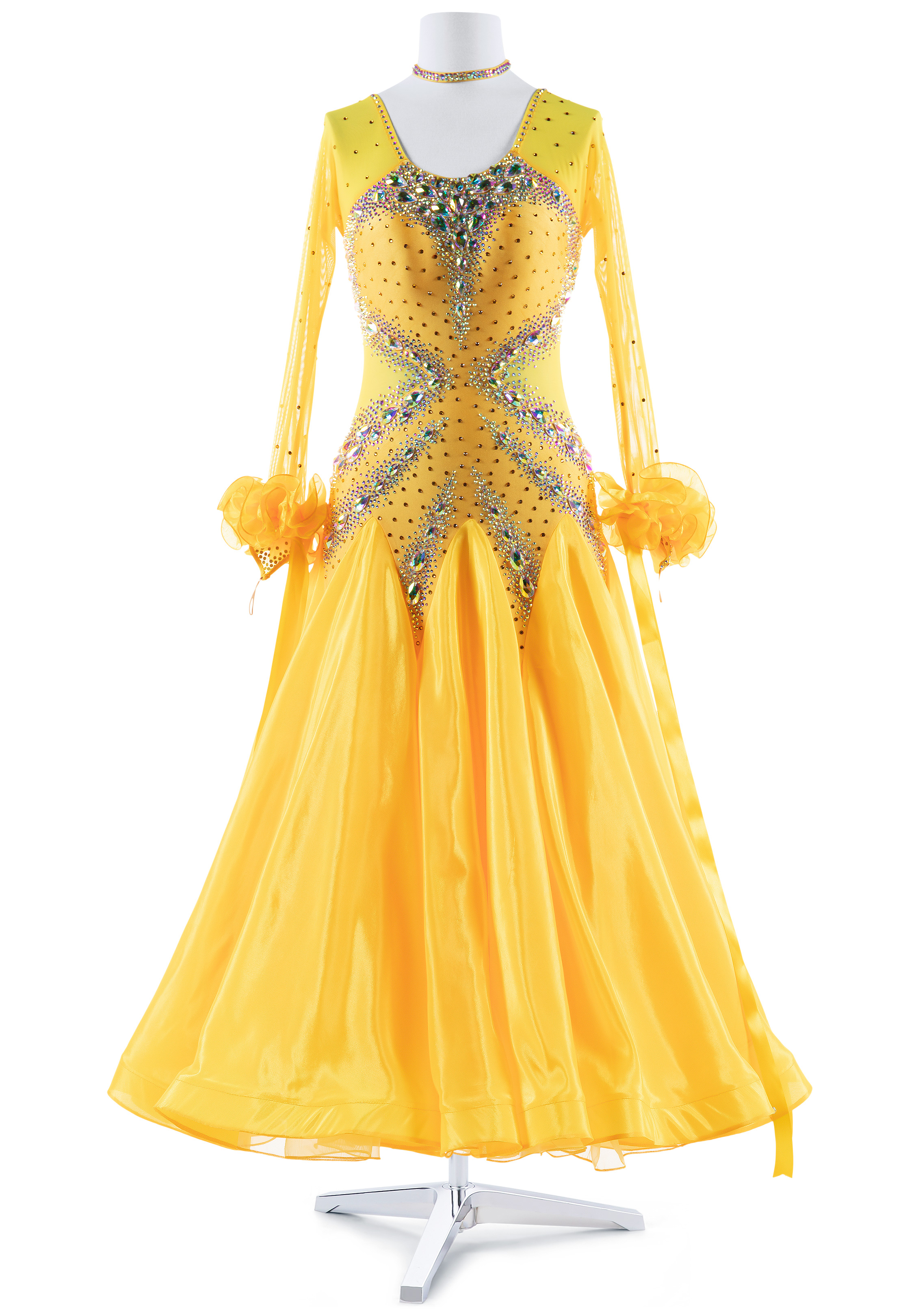 Radiant Silky Ballroom Smooth Dance Costume VN-A5403