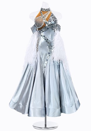 Reflective Mesh Ballroom Gown PR-B210064