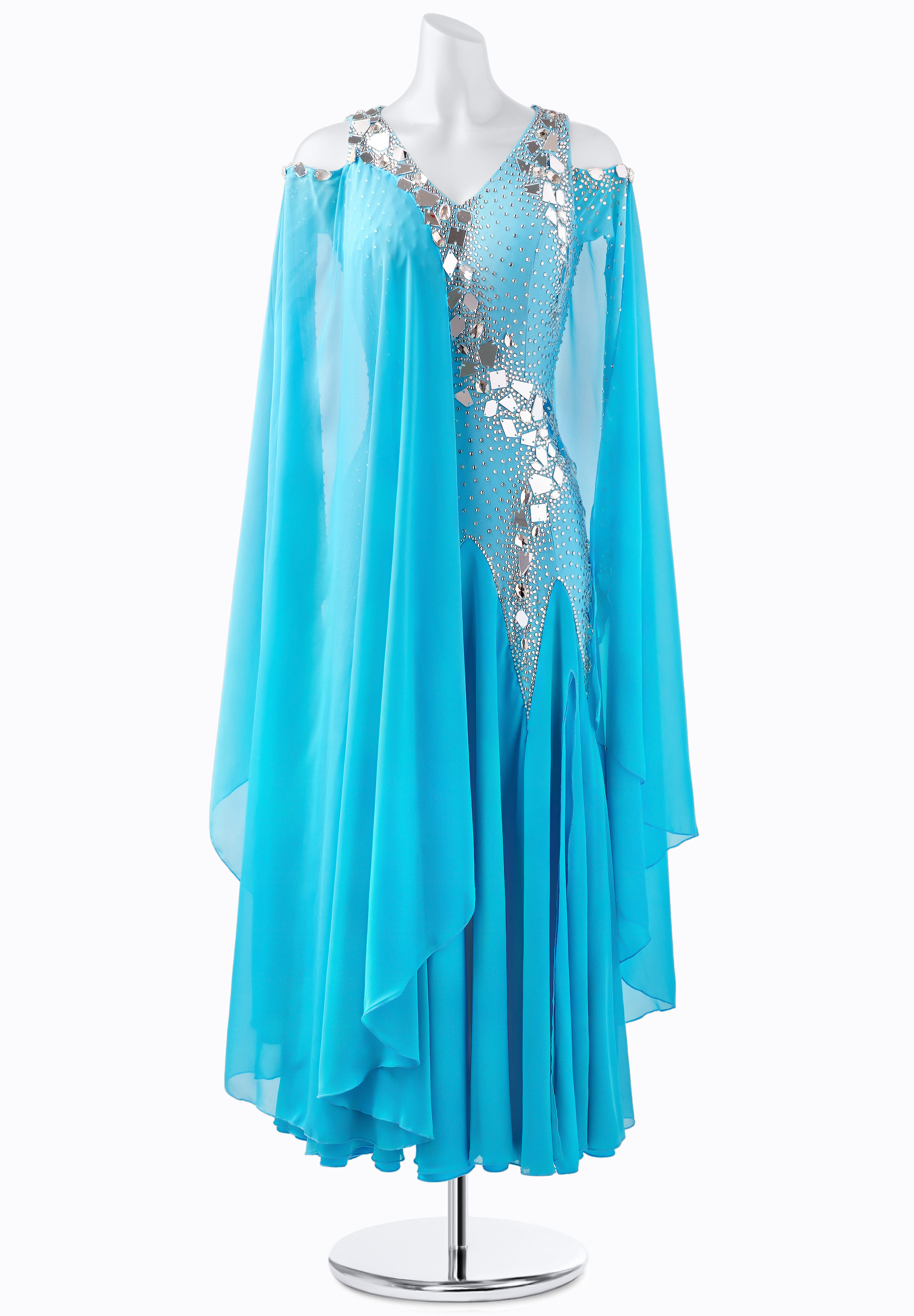 Reflective Twirl Smooth Gown JT-S4974A