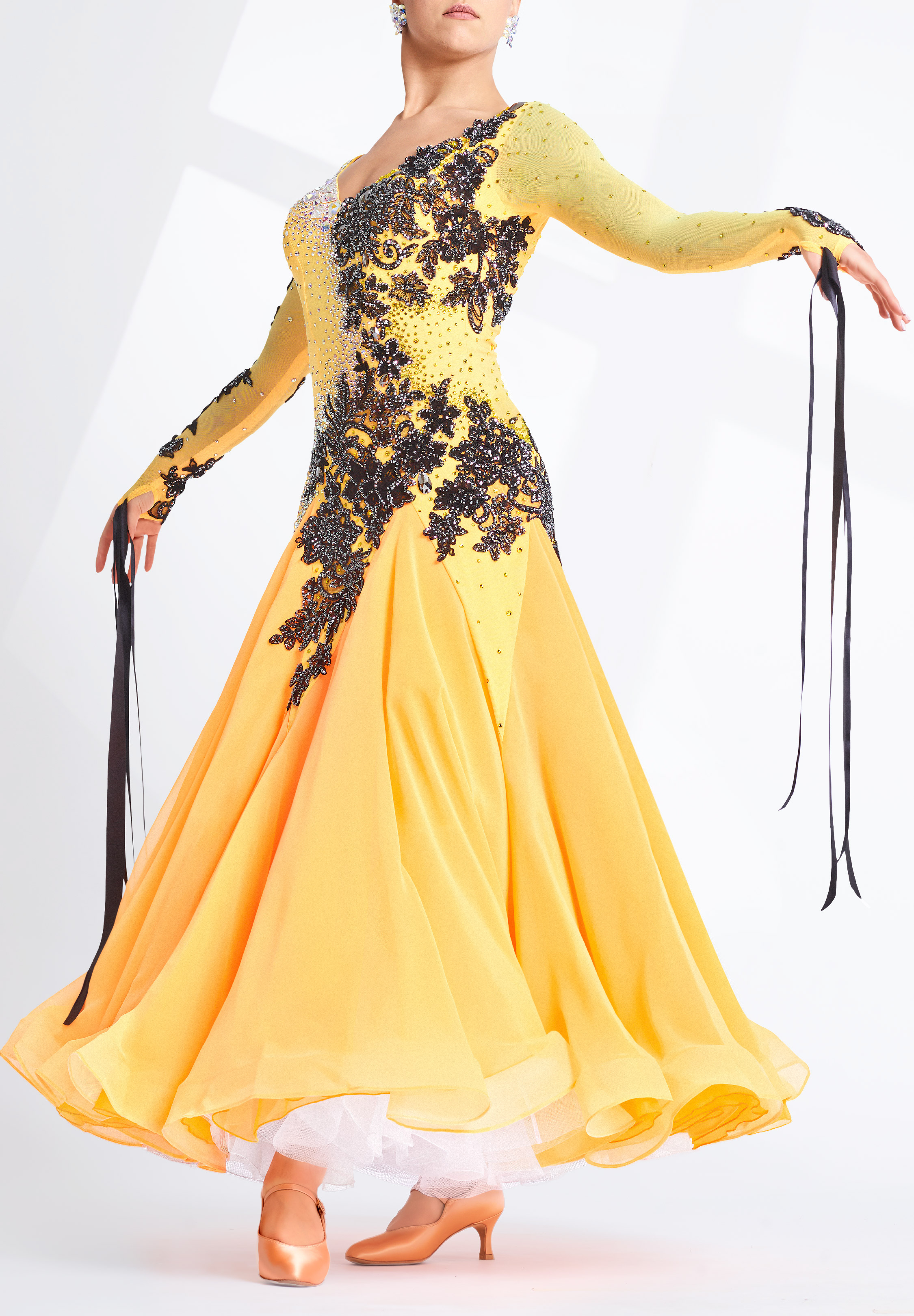 Resplendent Sunset Ballroom Dance Dress PCWB21181 Competition Dress