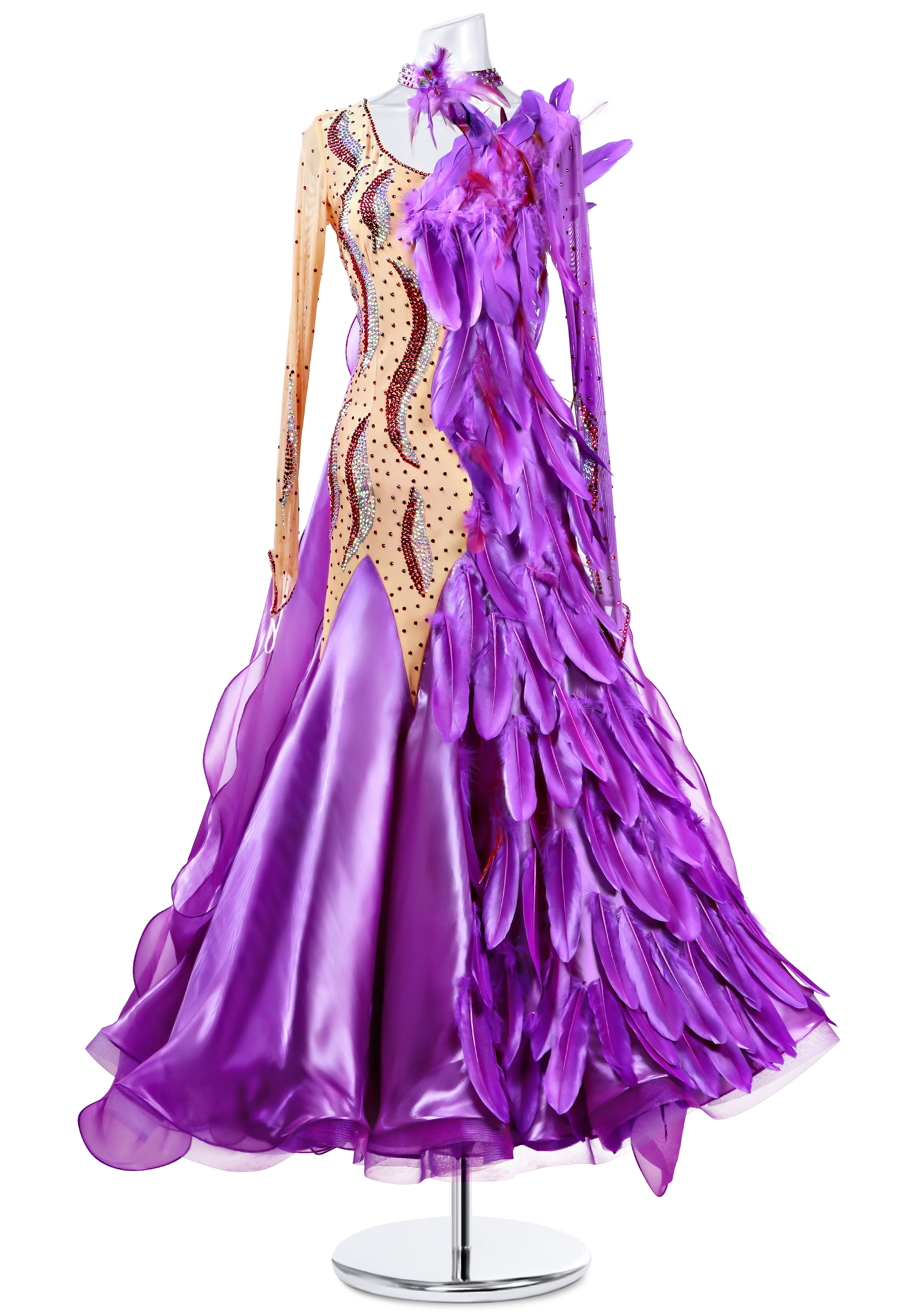 Roaring Wings Smooth Ballroom Luxury Gown MQ-B149