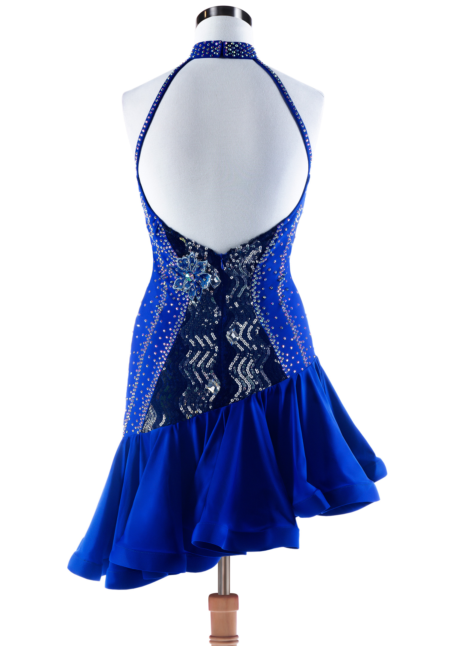 Royal Crystal Sleeveless Rhythm Dance Dress L5303 | International Latin