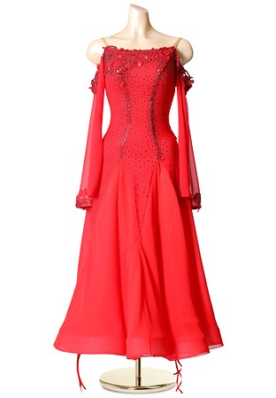 Ruby Princess Ballroom Dance Gown PCWB19157