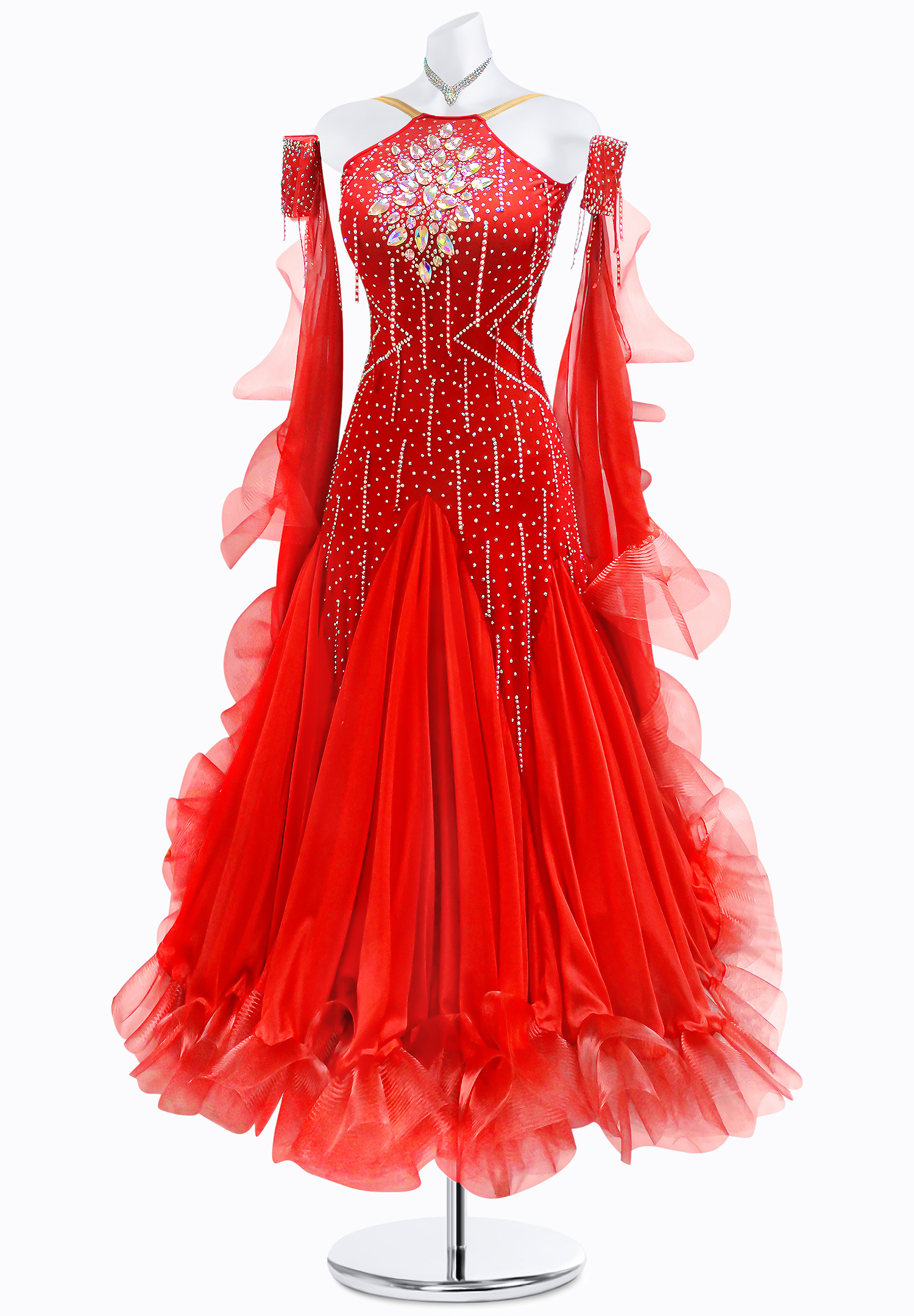 Ruby Reign Ballroom Costume AM-B3008