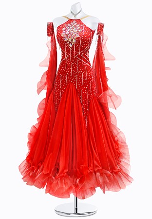 Ruby Reign Ballroom Costume AM-B3008