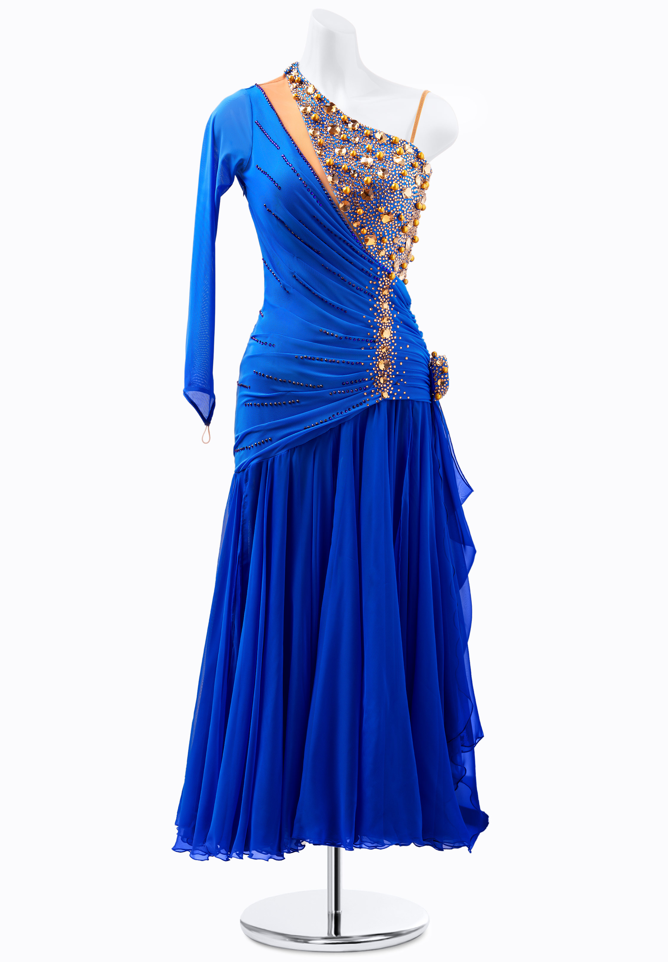Ruched Azure Smooth Gown AM-S3425