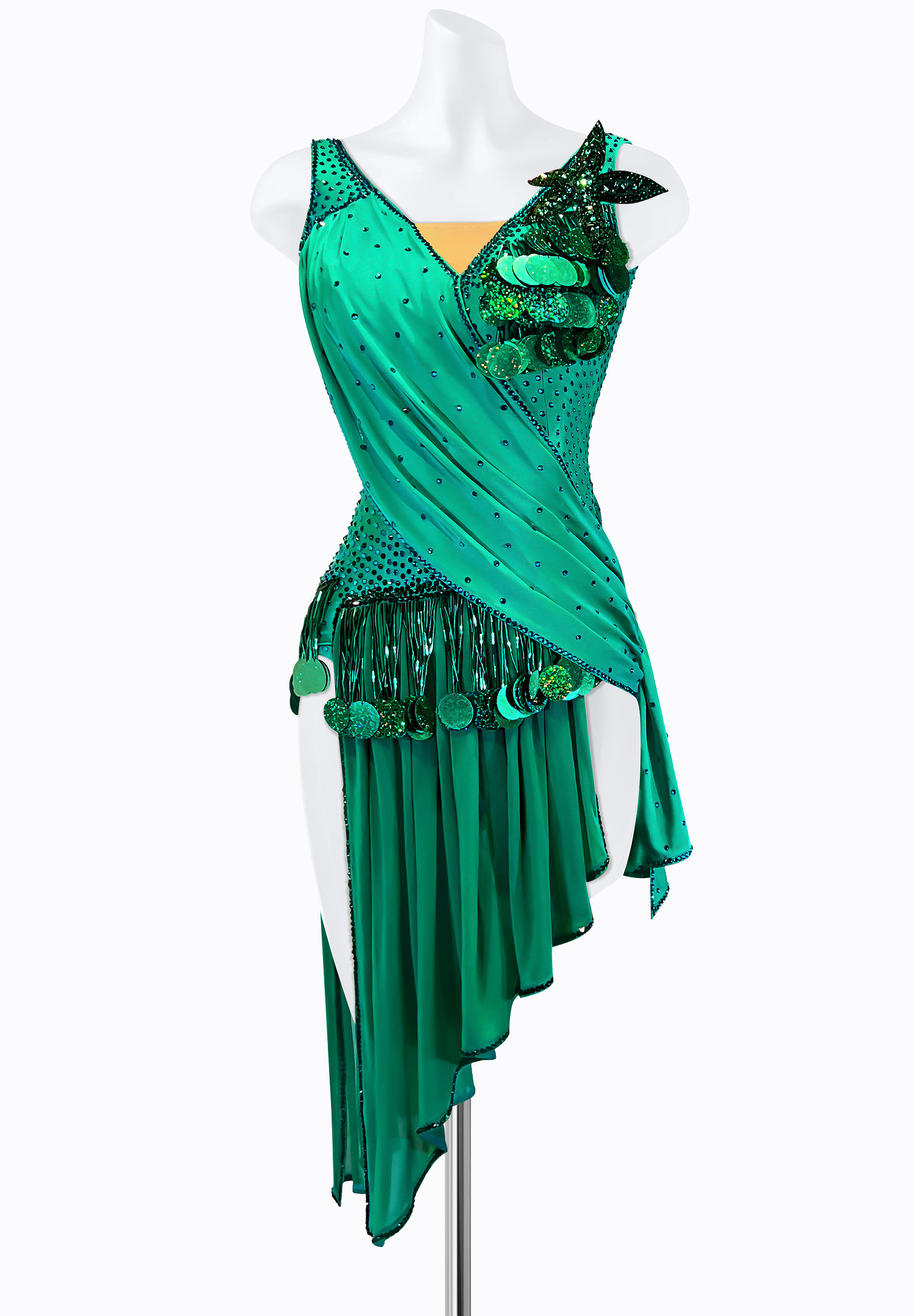 Ruched Pacific Latin Dress PR-L225210