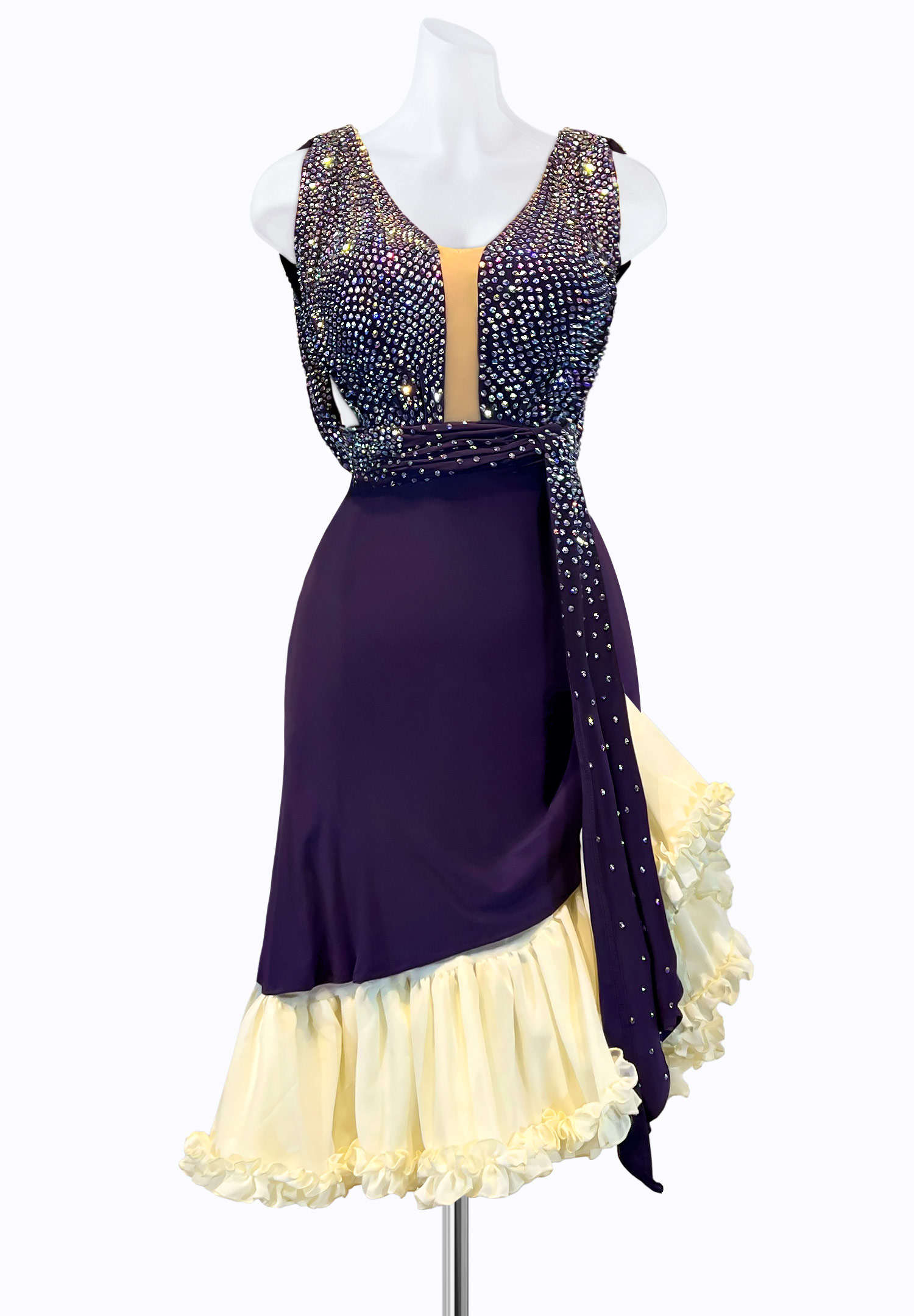 Ruffle Emotion Latin Dress PR-L225060