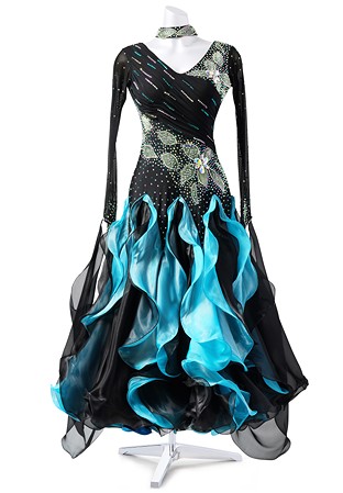 Ruffled Dream Ballroom Dress RPB22801