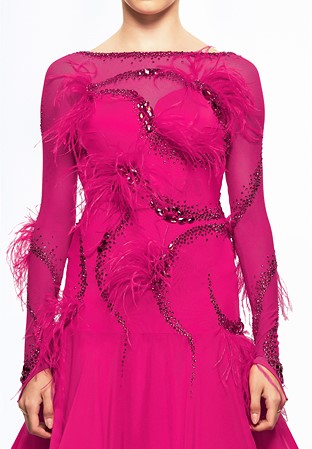 Scarlet Ballroom Gown SS-B20025