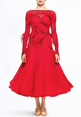 Scarlet Ballroom Gown SS-B20025