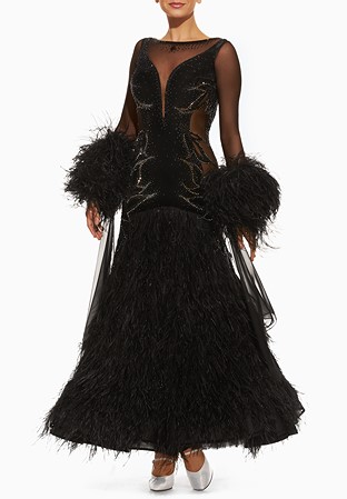 Sasuel Ballroom Dress Black Swan