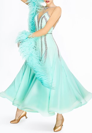 Spearmint Ballroom Gown SS-B20010
