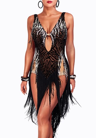 TASSELED DIVINITY Latin Dress SS-L23007