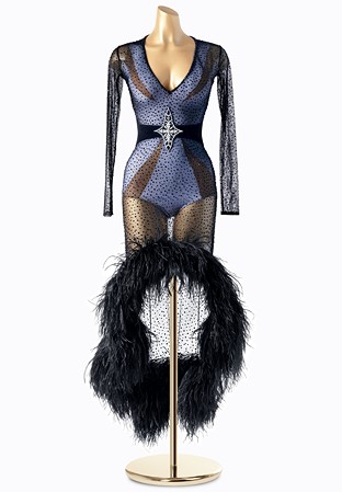 Sensu by Ina Starlight Feather Latin Dress