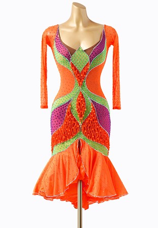 Sensu by Ina Vibrant Fusion Latin Dress