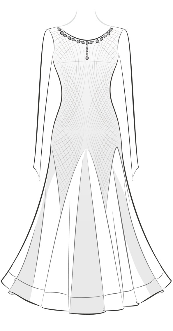 Sequin Night Ballroom Dress AM B3326 International Ballroom